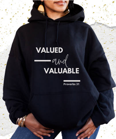 Valued Hoodie- Black