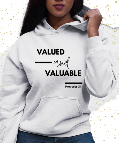 Valued Hoodie- White