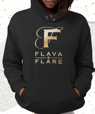 Flava and Flare Hoodie - Black