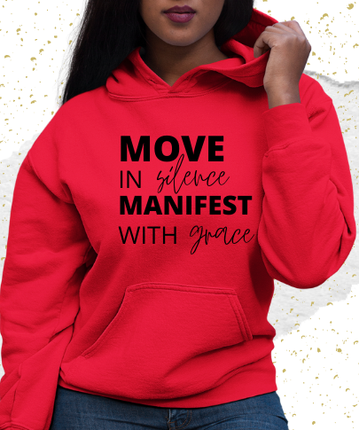 Move in Silence Hoodie - Red
